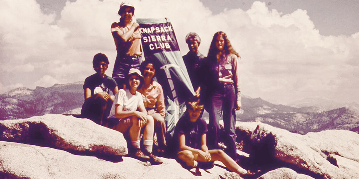 Women pose for photo on the inaugural 1984 trip led by Letty French