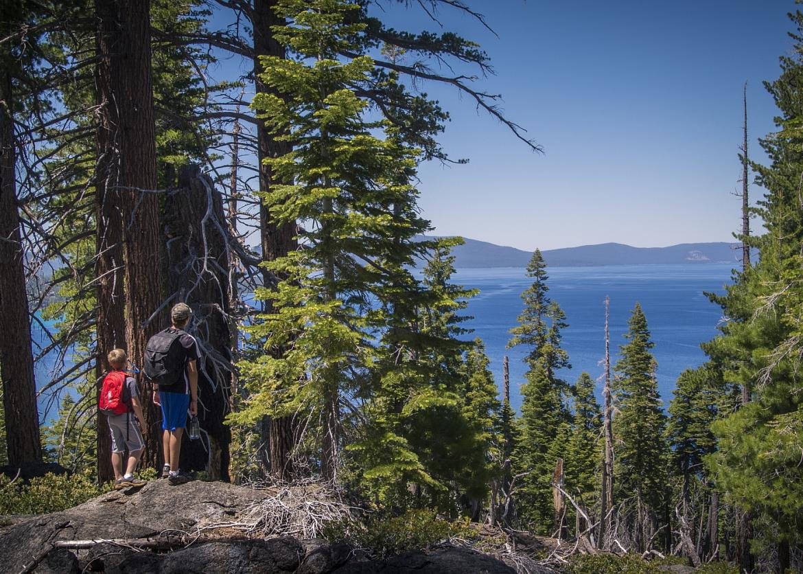 Backpack and Base Camp for Grandparents and Grandkids, Tahoe National Forest, California