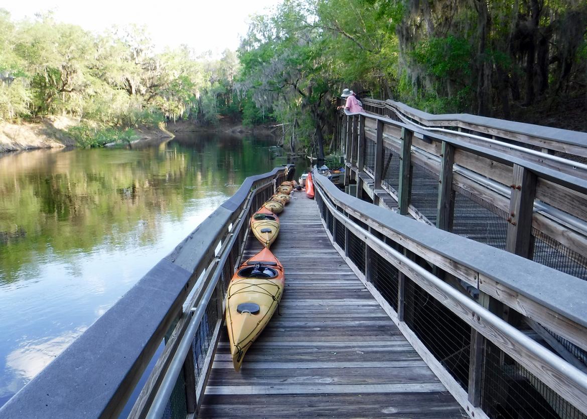 Kayak or Canoe Way Down Upon the Suwannee River, Georgia and Florida