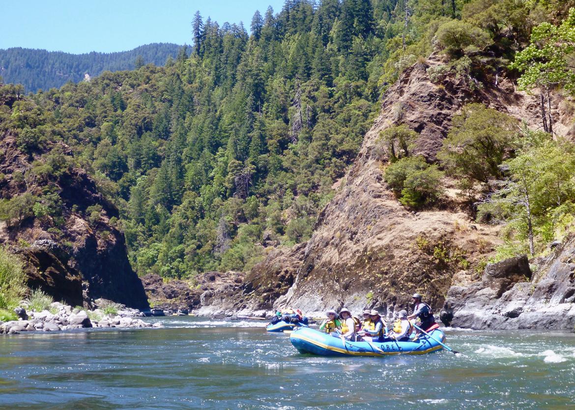 Women's Rafting on the Rogue River, Oregon