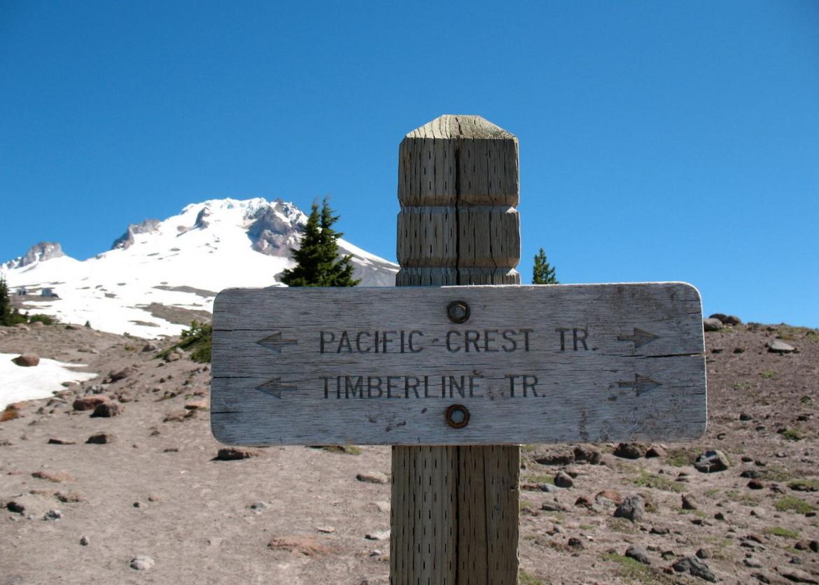 Trekking on the Timberline Trail, Mt. Hood, Oregon