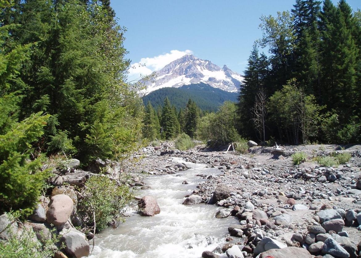 Trekking on the Timberline Trail, Mt. Hood, Oregon