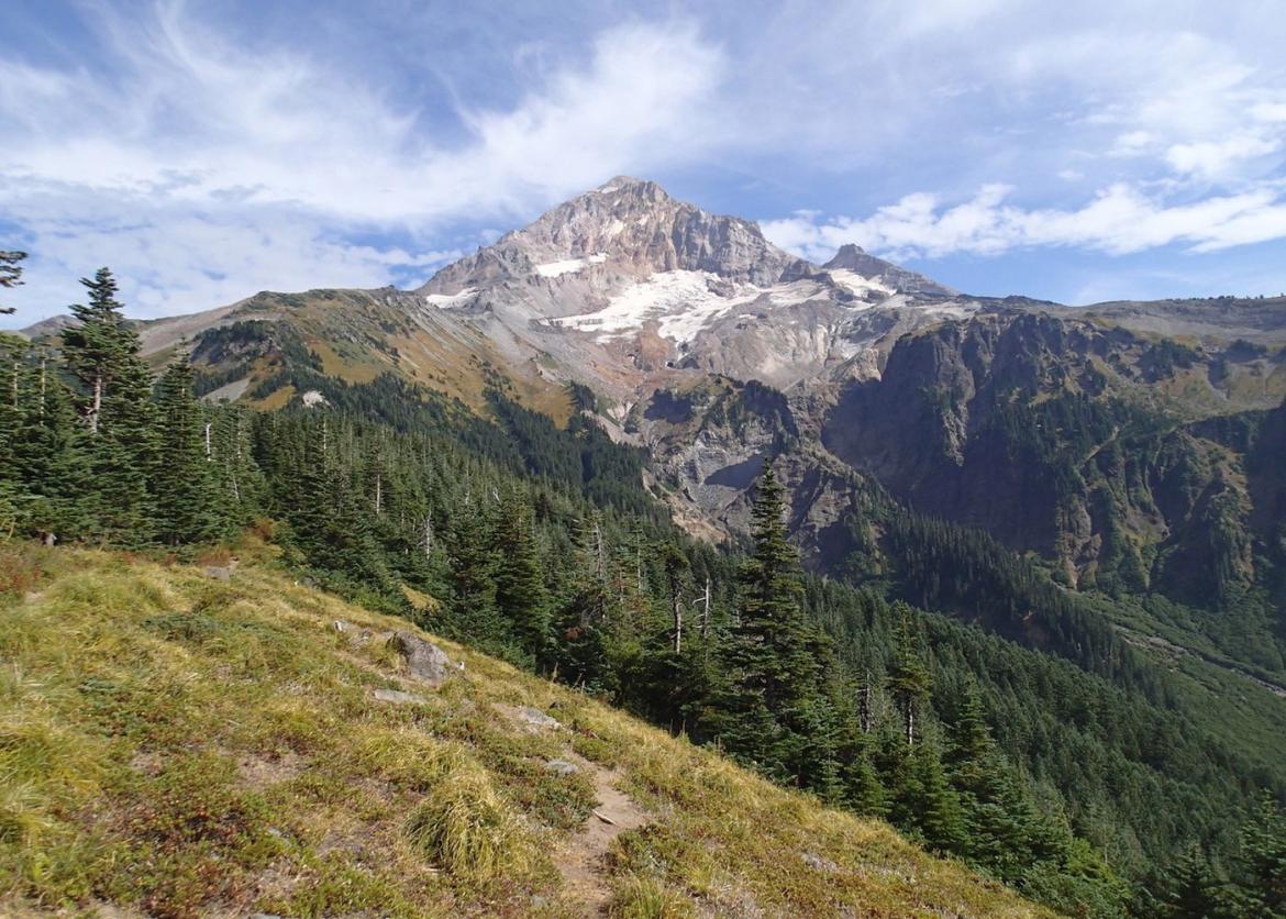 Trekking on the Timberline Trail, Mt. Hood, Oregon