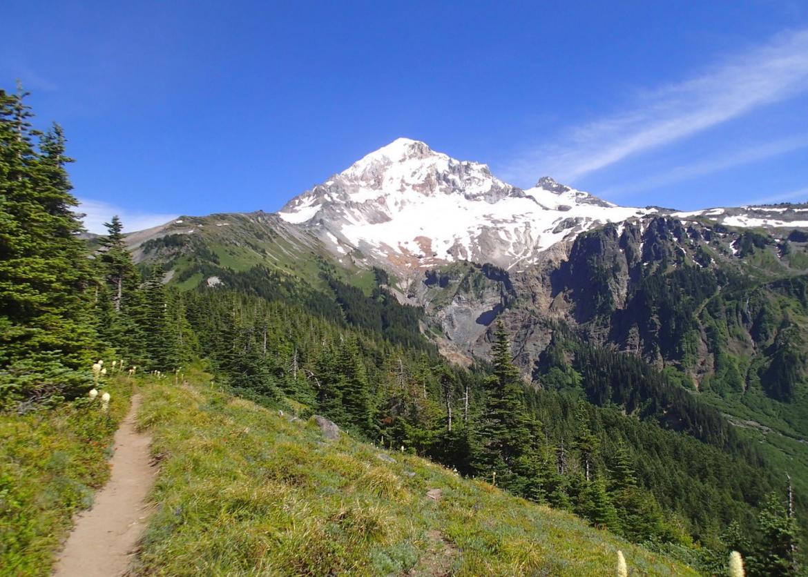 Trekking on the Timberline Trail, Mt. Hood, Oregon