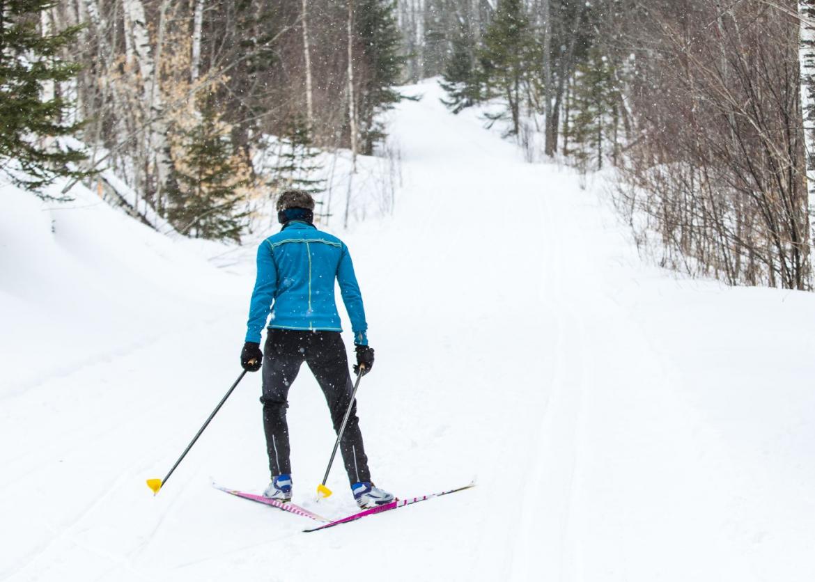 Cross-Country Skiing in the Adirondacks, New York
