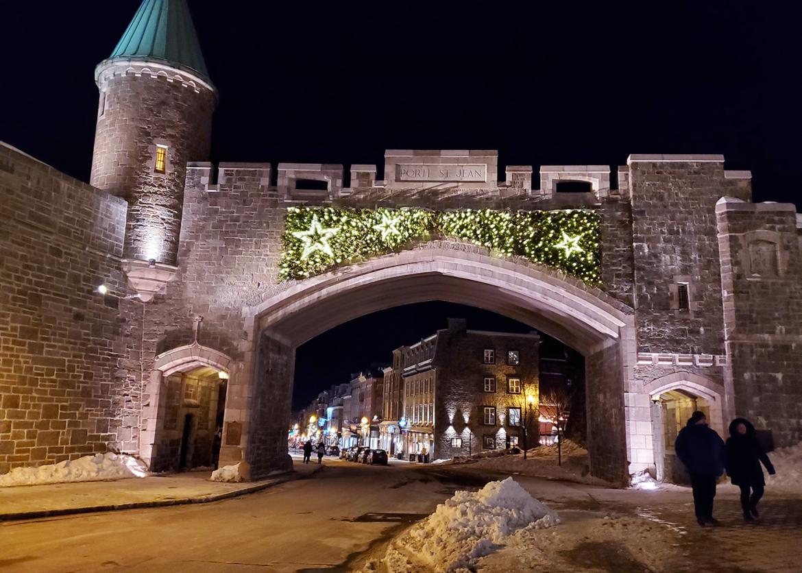 Old Quebec City's Winter Wonderland