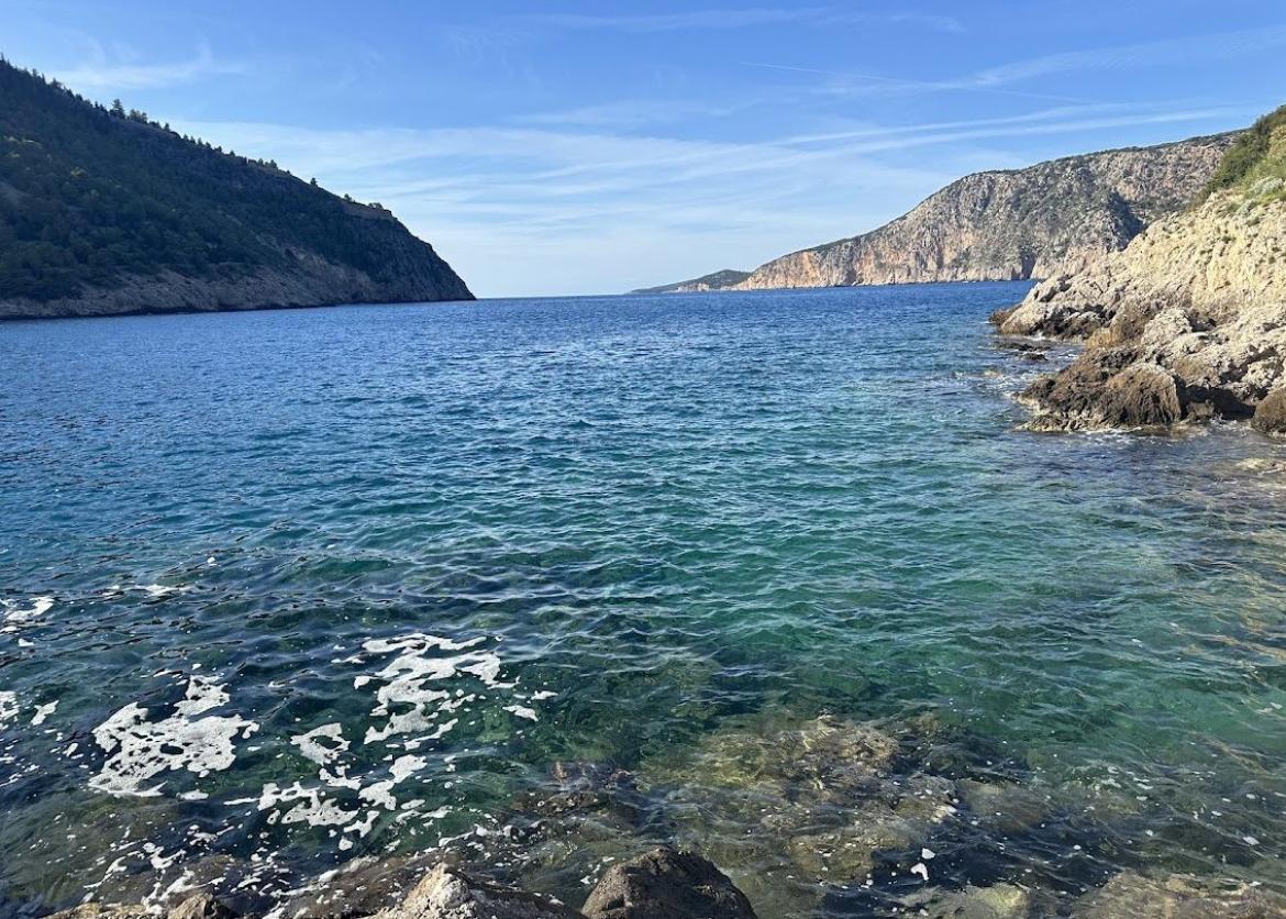 Clear waters of the Ionian Sea.