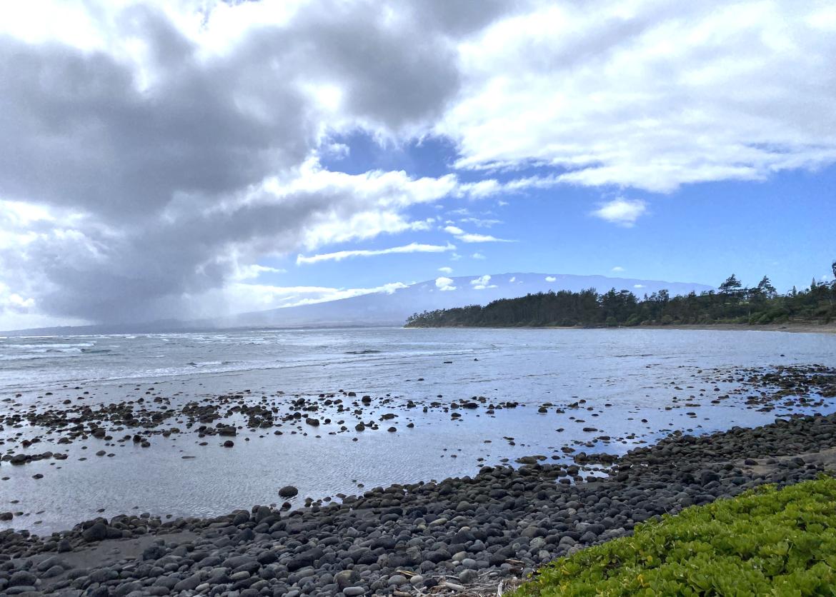 Waihee Coastline looking towrds Haleakala