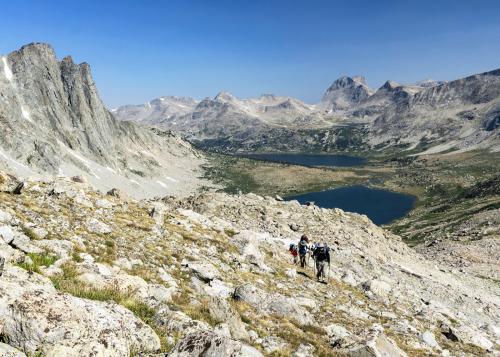 Cirques, Peaks, and Lakes of the Wind River Range, Wyoming